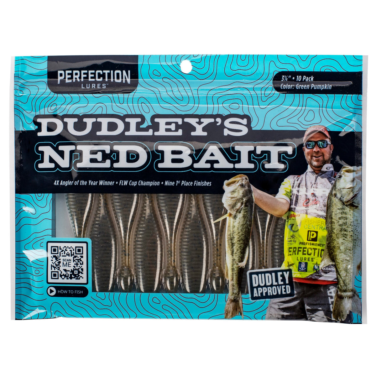 Perfection Lures Dudley's Ned Bait Watermelon Red 3.25 in. DDNBWR