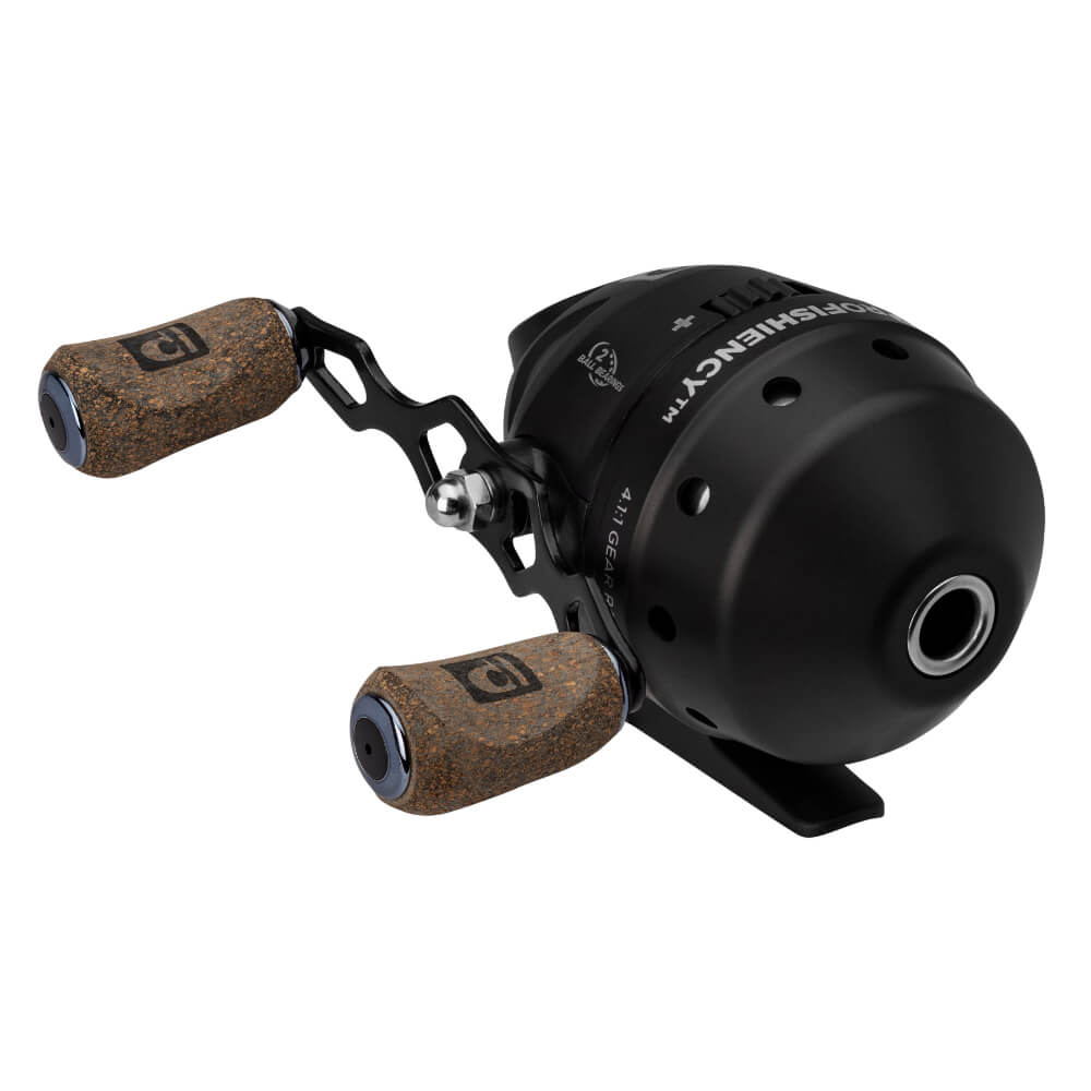 Profishiency baitcasting reel with cork twin handles, ball bearing system, 4.7:1 gear ratio