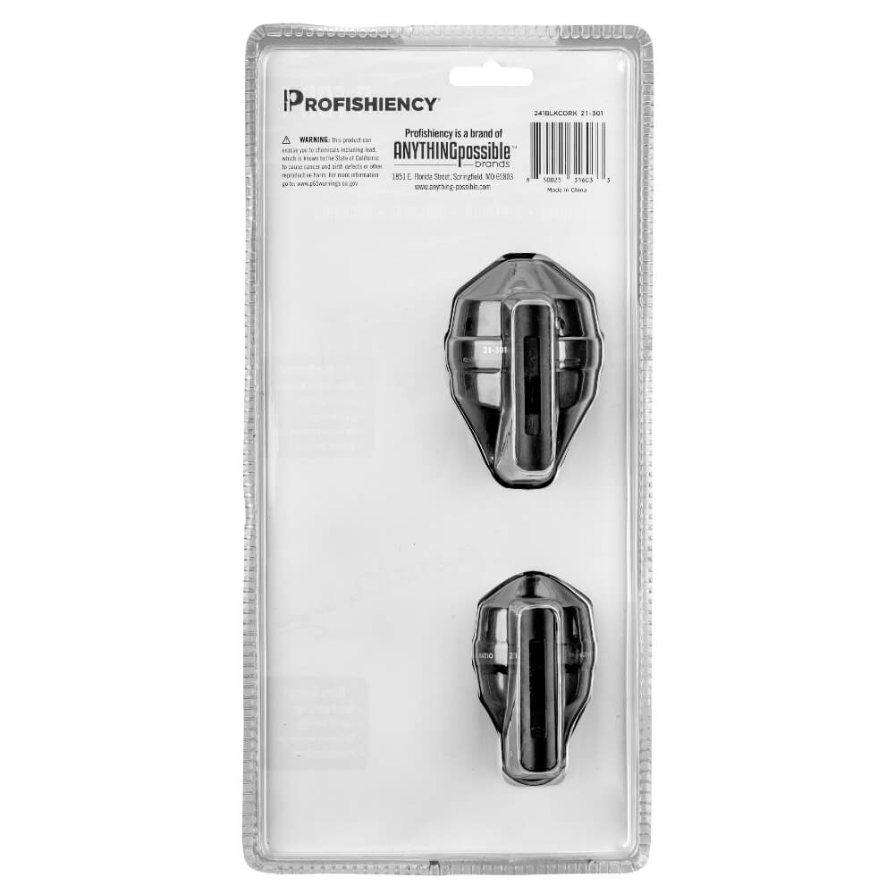 Back packaging: PROFISHIENCY; 'Profishiency is a brand of ANYTHINGpossible brands'; 241BLKCORK 21-301; Made in China