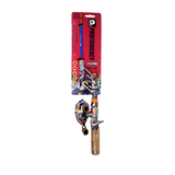 Front view of Profishiency Krazy Rizz pocket combo showing collapsed 18-inch telescopic rod, pre-spooled reel, cork handle