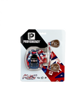 PROFISHIENCY KRAZY Americana baitcasting reel, red/white/blue blister pack; P logos; 28 IPT; Anything Possible.