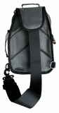 Rear view of Profishiency Alpha Pup sling bag showing padded mesh back and wide adjustable sling strap