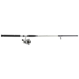 Side view of Profishiency Big Fish 7' 2-piece spinning combo with silver reel, EVA grips, and guides on white background