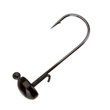 Dudley Ned Kit jig head hook, black, with bait keeper on shank