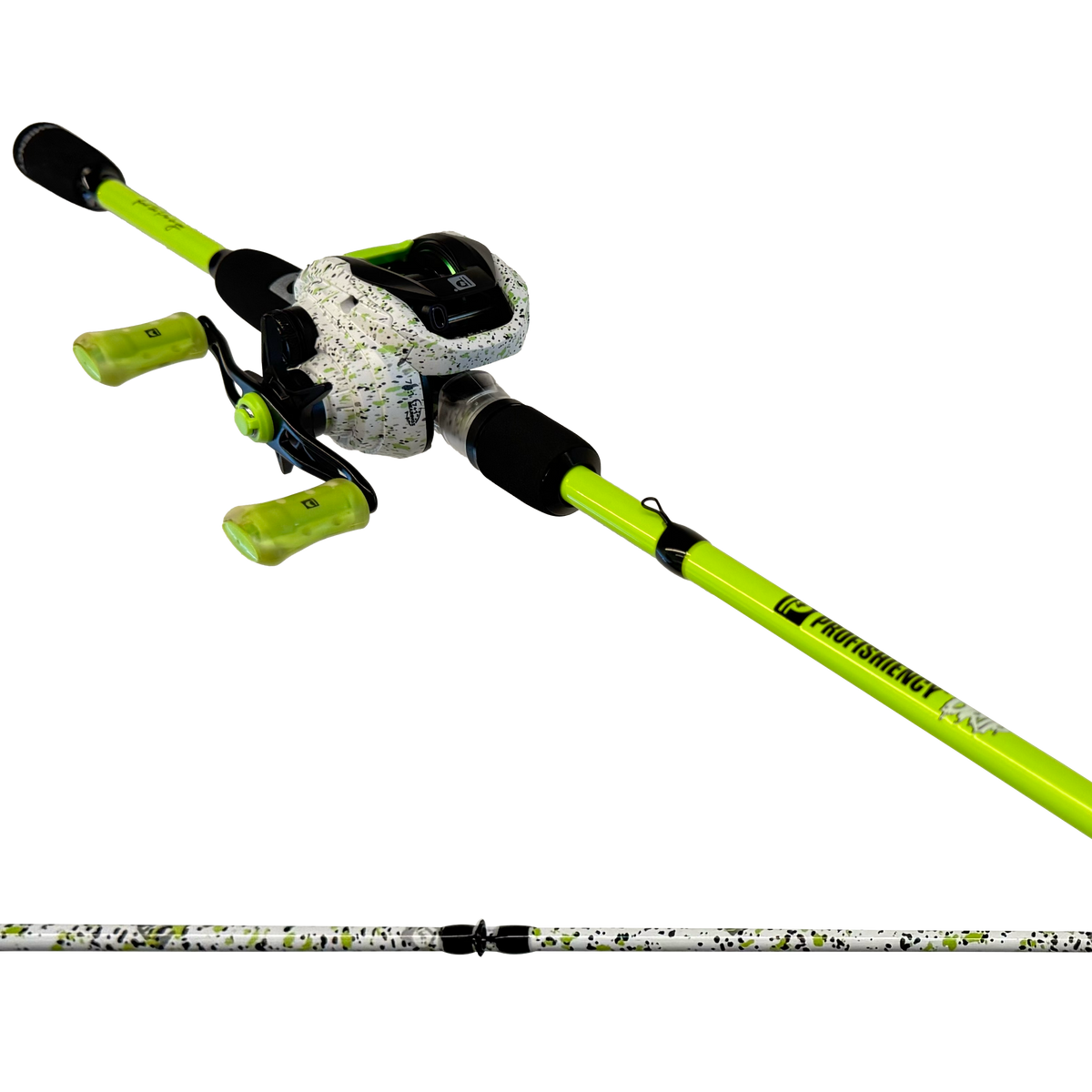DRIP Baitcast Combos - White/Green