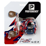 PROFISHIENCY KRAZY Americana baitcasting reel, red/white/blue camo, cork P handles - 7.3:1 28 IPT