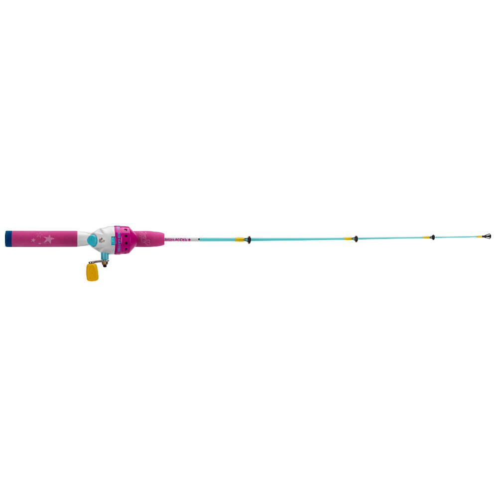 JoJo Siwa Kid Casters pink-and-teal kids fishing rod and reel (dock combo)