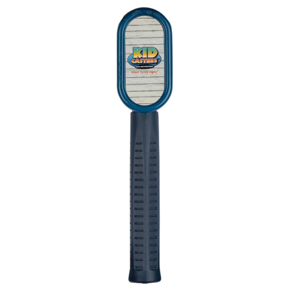 KID CASTERS logo on youth net handle — Where fishing begins