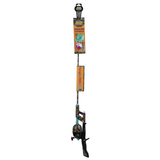 KID CASTERS kids' fishing rod and reel, packaged TANGLE-FREE Rod with colorful patterned handle