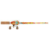 Krazy Pocket combo fishing rod with cork handle and colorful PROFISHIENCY graphics