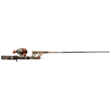 Realtree camo pocket baitcasting rod and reel combo, extended length