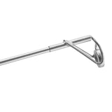 Close-up of Profishiency Tiny Spinning Pocket Combo telescopic rod tip showing metal line guide on white background