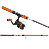 PROFISHIENCY P Pro 5 Spin youth spin rod and reel with orange grips and black reel