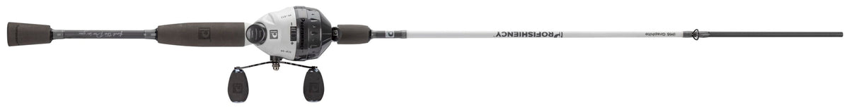 Grey/White Spincast Combo