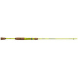 PROFISHIENCY FLASH ULTRALIGHT spinning rod, neon yellow blank with cork handles