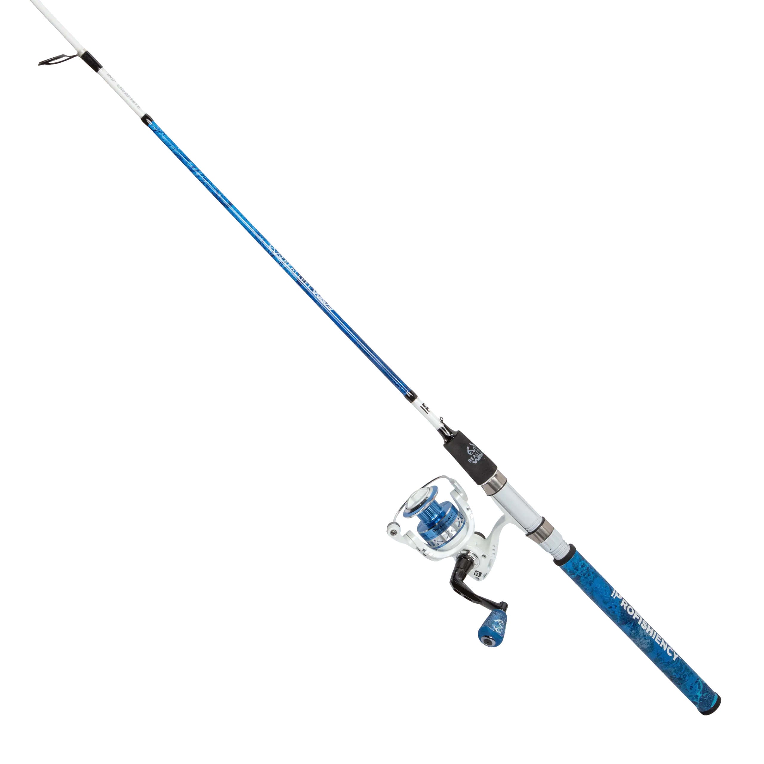 RealTree Wave True Blue Camo Spinning Combo – Profishiency