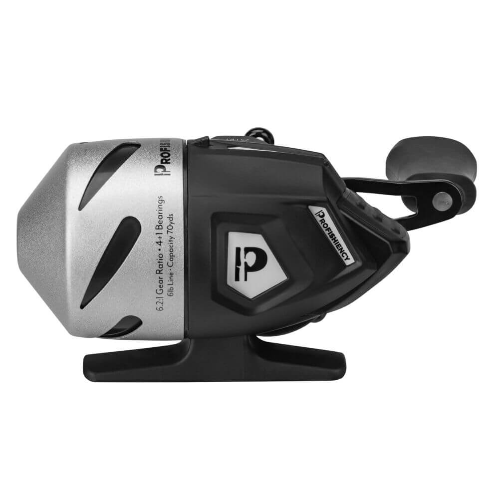 Sniper Economy Micro Spincast Reel Black/Silver Clam Pack