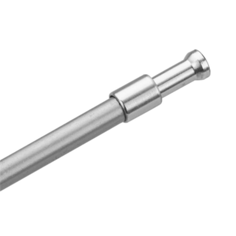 Spincast fishing rod tip-top replacement, stainless steel telescopic ferrule and tip