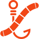 Fishing lures icon