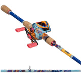 Profishiency Krazy Rizz baitcast combo with a sleek reel and rod, designed for smooth casting and fishing performance.