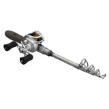 Profishiency Premium Baitcast Pocket Combo with reel and rod, compact design for versatile fishing, shown in close-up image.