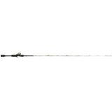 Side view of Profishiency Krazy Black baitcast combo with IM7 graphite rod and compact baitcast reel on white background