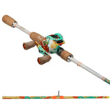 Profishiency Krazy Next Gen Baitcast Combo with spinning reel and rod, shown in a close-up view.