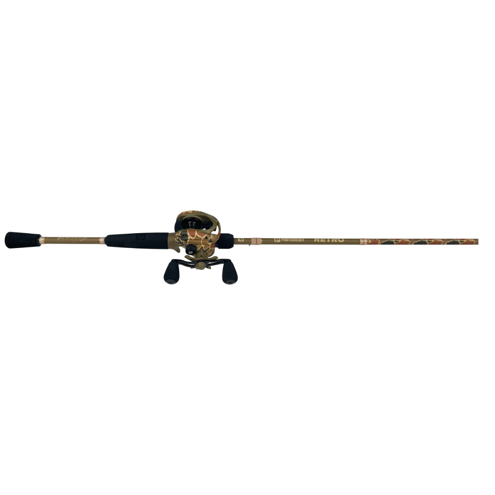 baitcaster combos ProFISHiency Krazy Baitcast Combo - 7'2" fish plus easy Team Lew's Custom Black Baitcast