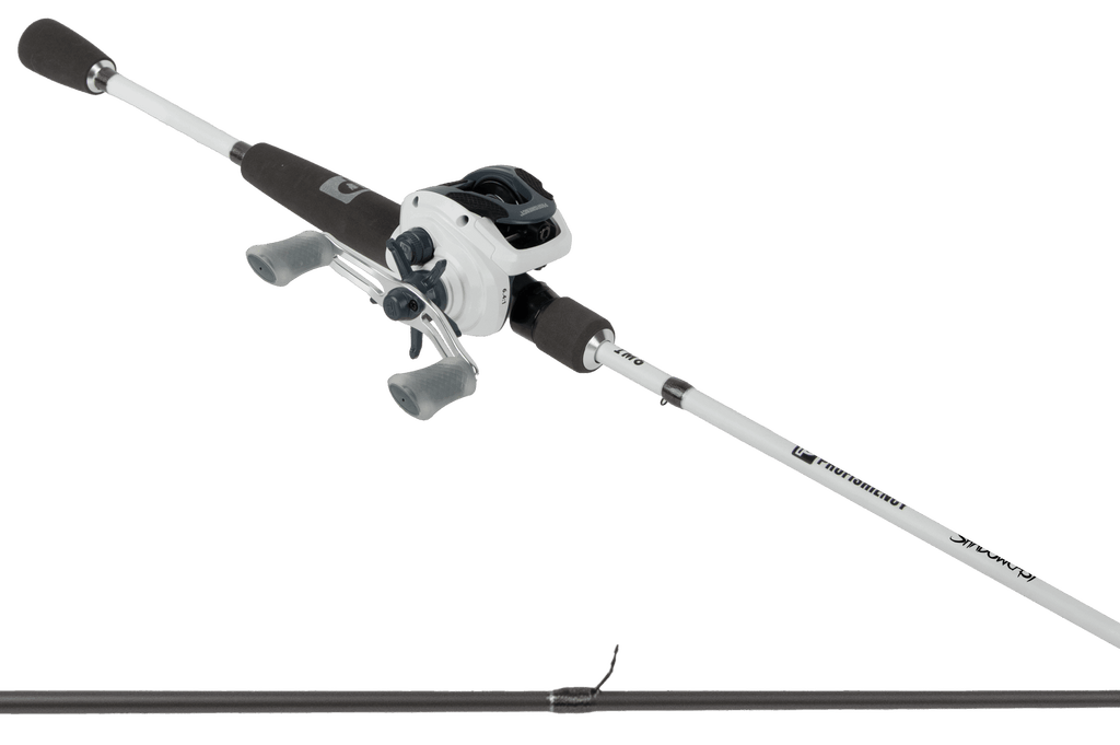 ProFISHiency Shadowcast Baitcast Fishing Rod and Reel Combo, Graphite