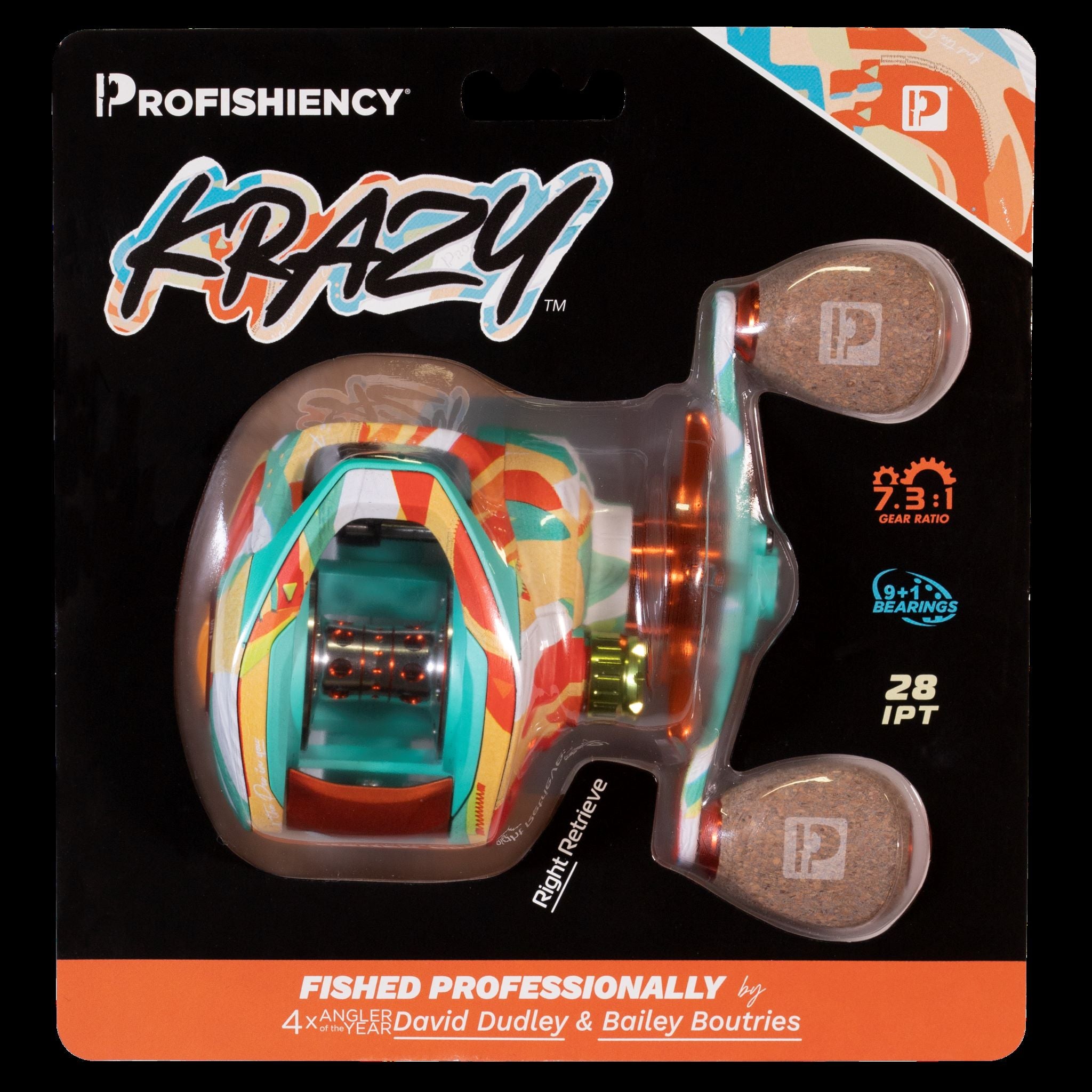 Profishiency Krazy Baitcast Reel - Right - 7.3:1
