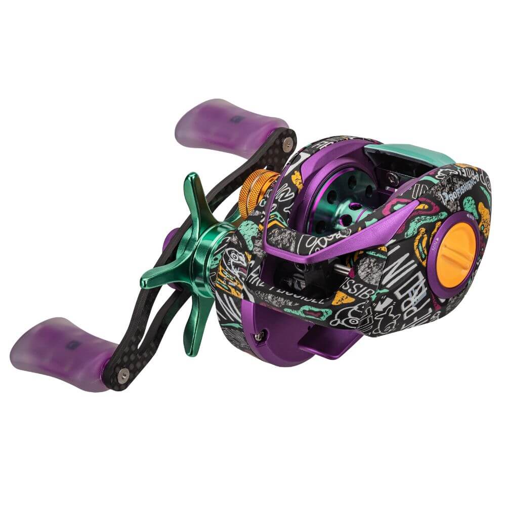 baitcast reel reie Spark Pro Colorful Baitcaster Fishing Reels smooth drag Lew's Custom Baitcast Reel -