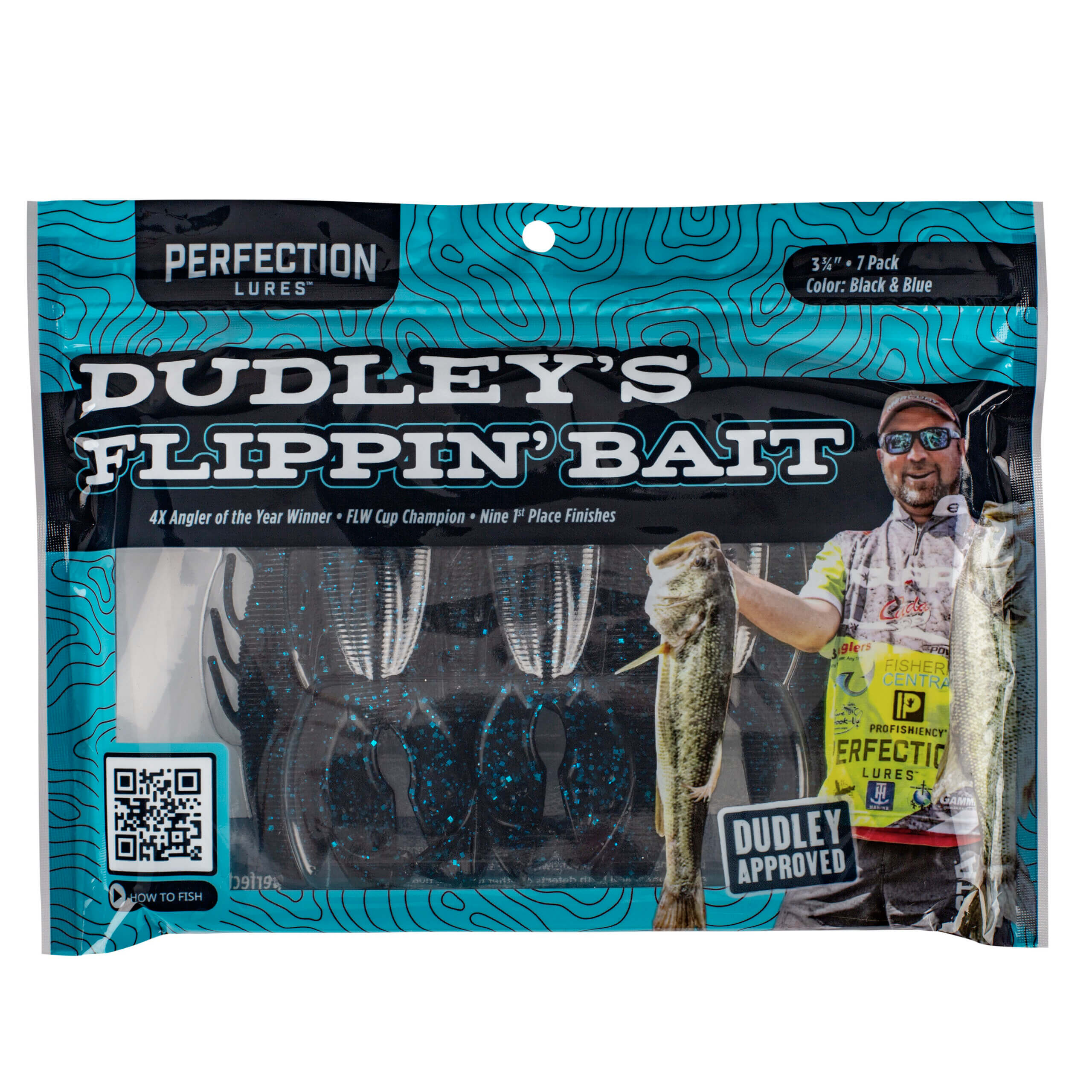 Perfection Lures David Dudley Flippin Bait - Green Pumpkin Violet Flake