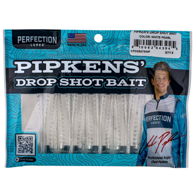 Front view of Perfection Lures Pipkens drop shot bait package