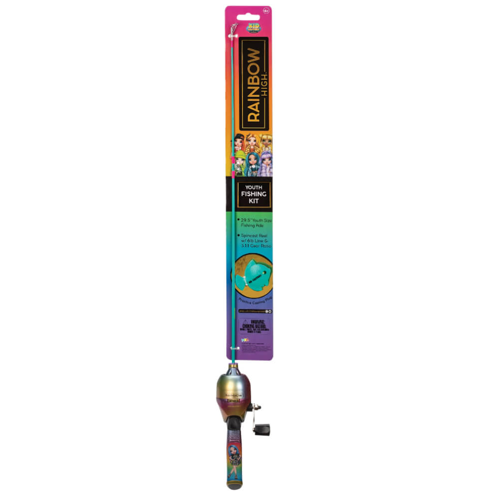 Kid Casters Rainbow High Fishing Kit