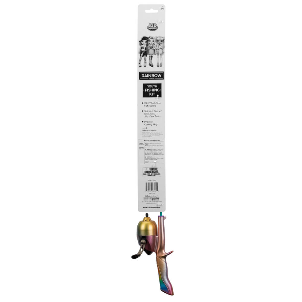 Kid Casters Rainbow High Fishing Kit