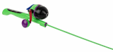 Angled view of Teenage Mutant Ninja Turtel youth fishing kit