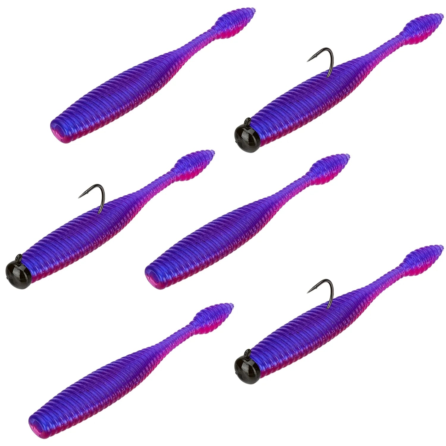 bass fishing lures plastic 5" Stick Worm Redbug drop shots THKFISH Best Soft Fishing Bait