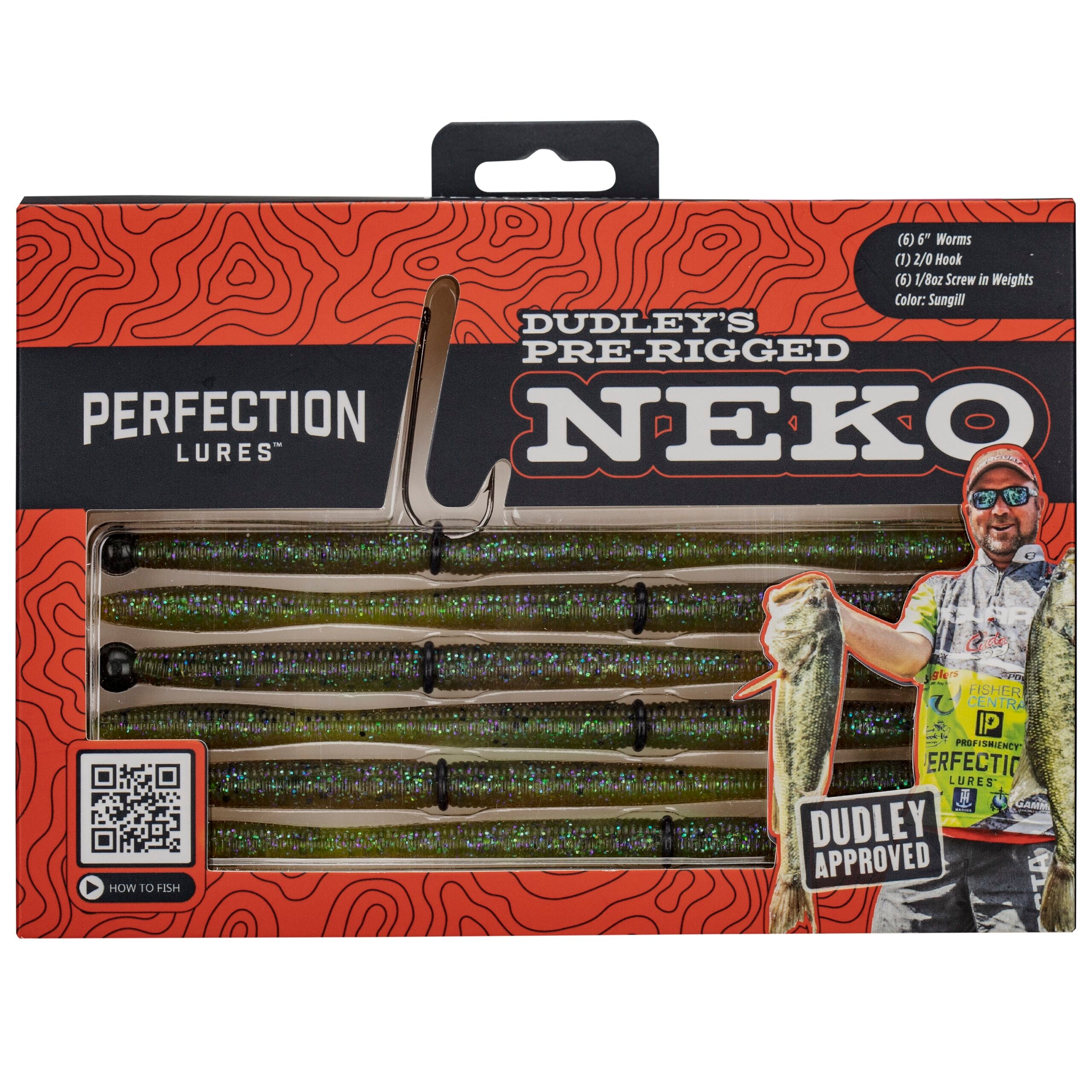 Dudley's Pre-Rigged Neko Rig Kit Green Pumpkin Violet
