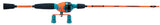 Profishiency Blaze Spincast Combo fishing rod and reel set with blue accents, ideal for beginners and casual anglers.