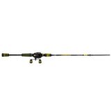PROFISHIENCY Bumblebee spin-cast rod and reel, black and yellow