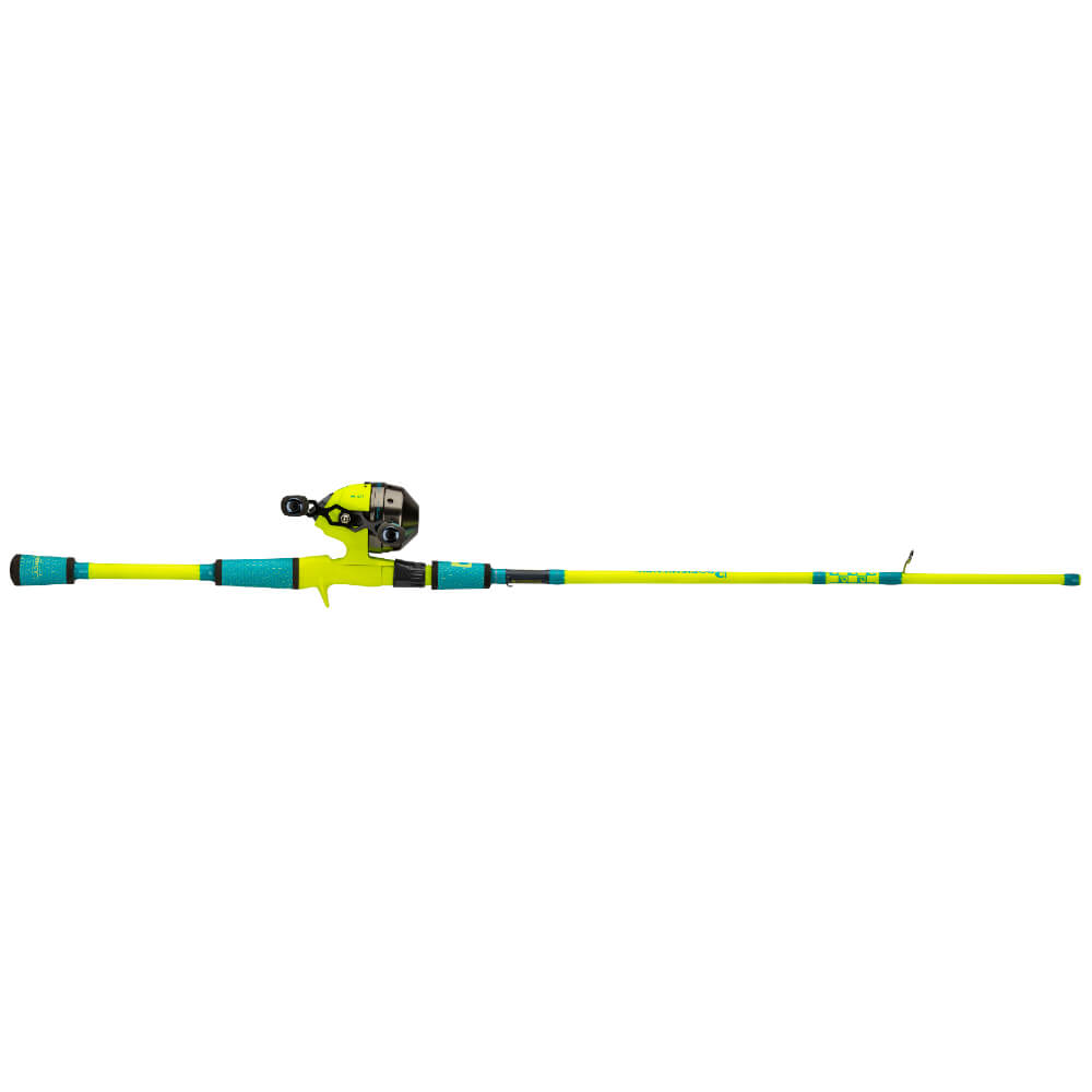 Hi-VIZ Yellow & Blue Spincast Combo