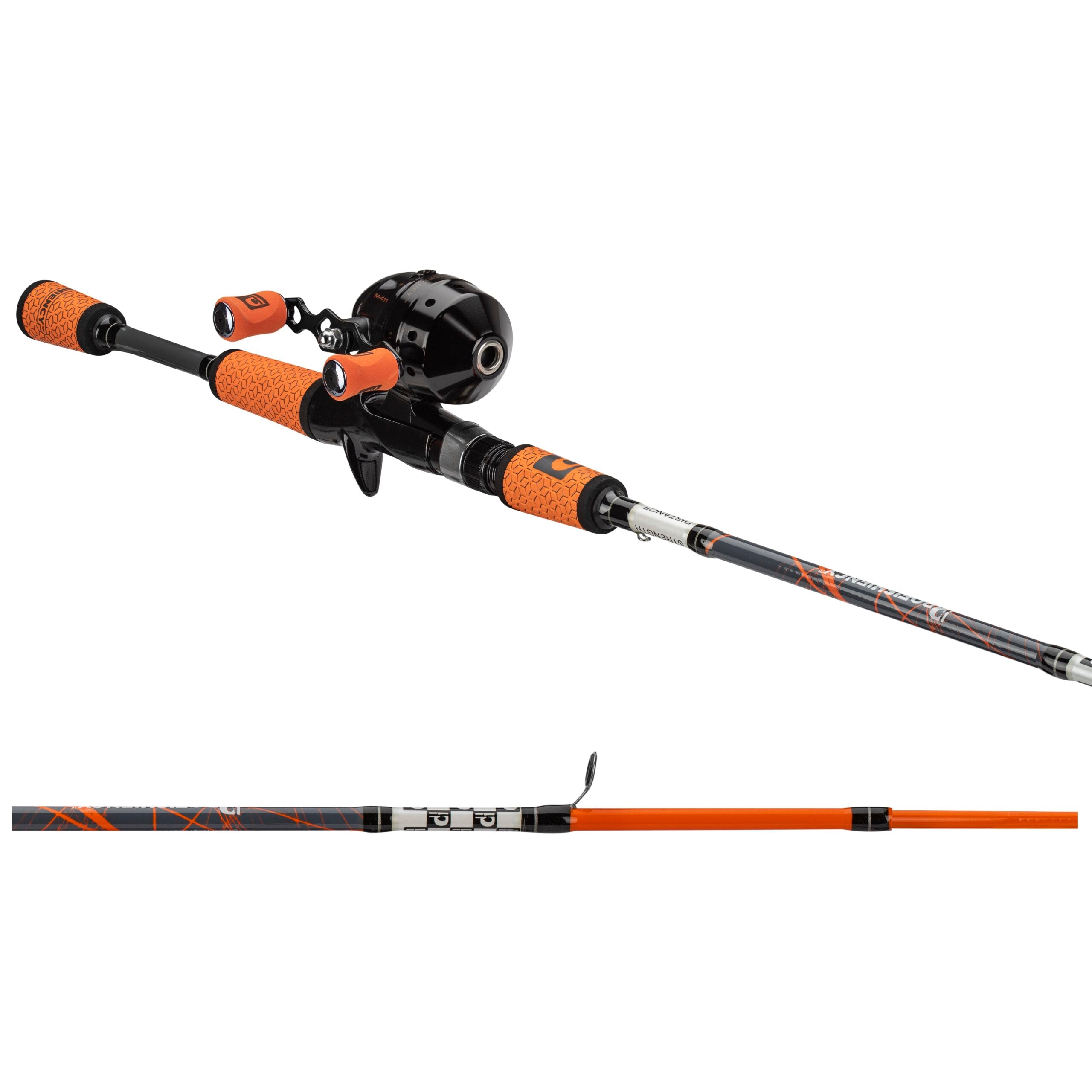 abu garcia spinning combo orange Max Pro Dakota Angler and line flow Abu Garcia Revo X Spinning