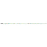 Krazy2 spincast two-piece kids fishing rod with colorful camo pattern and three line guides