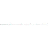 Krazy 3 two-piece spincast fishing rod, slim multicolor blank with multiple guide rings