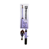 Profishiency Lavender Pocket Combo spincast fishing kit with compact reel and purple tackle, ideal for beginner anglers.