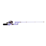 Profishiency Lavender Pocket Combo spincast fishing combo with reel and rod, compact and portable for freshwater anglers.