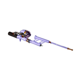 Profishiency Lavender Pocket Combo spincast fishing set with reel and rod, compact and portable for freshwater fishing.