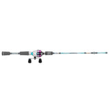 Profishiency Marble Micro Spincast Combo with a marble-patterned reel and rod, designed for smooth fishing experiences.