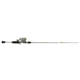 Profishiency Micro Spincast Sniper Combo with silver reel and side guide, ideal for precise fishing and easy casting.