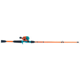 Profishiency Sniper Blaze Micro Spincast Combo with side guide, compact fishing rod and reel for freshwater fishing.
